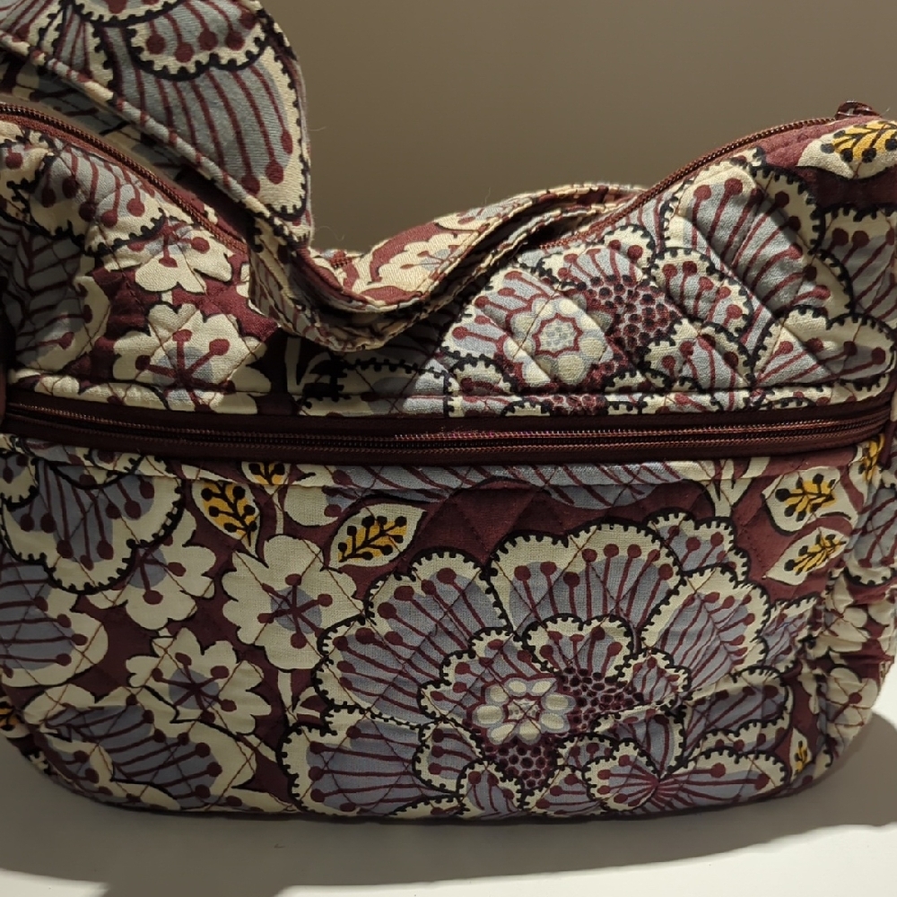 Vera Bradley Slate Blooms Purse